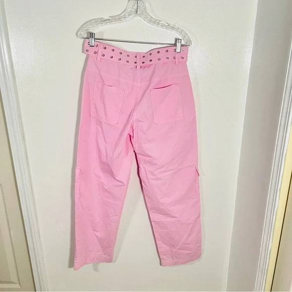 Frankie's Bikinis Jack Low Rise Cargo Pant Gumdrop Pink Beach Bohemian Surfer - Picture 3 of 10